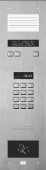 INSPIRO 14+ Panel domofonowy  (Centrala Master), do instalacji cyfrowych do 1020 lokali, ACO